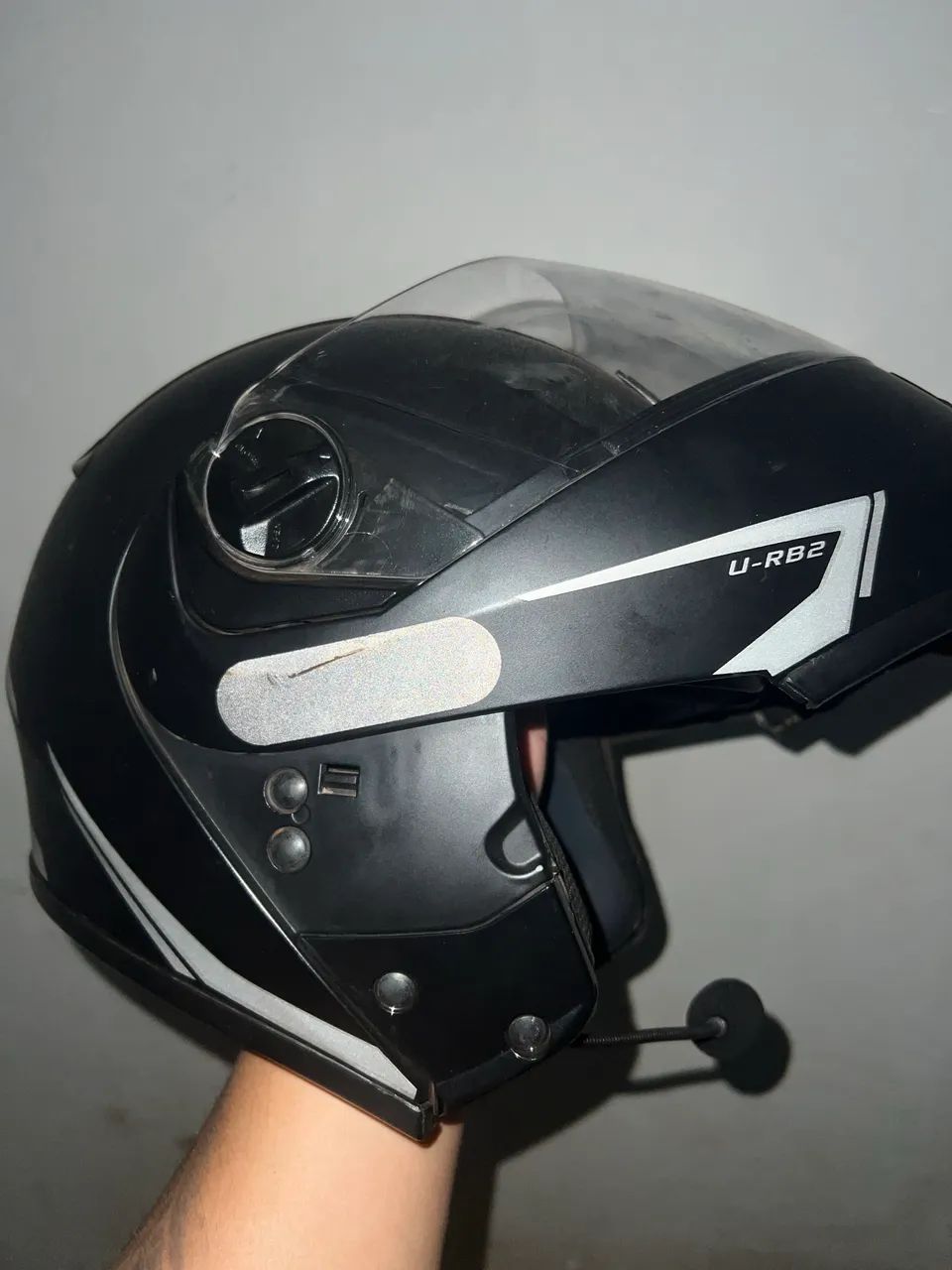 Capacete Robocop Original com intercomunicador - Muito Conservado