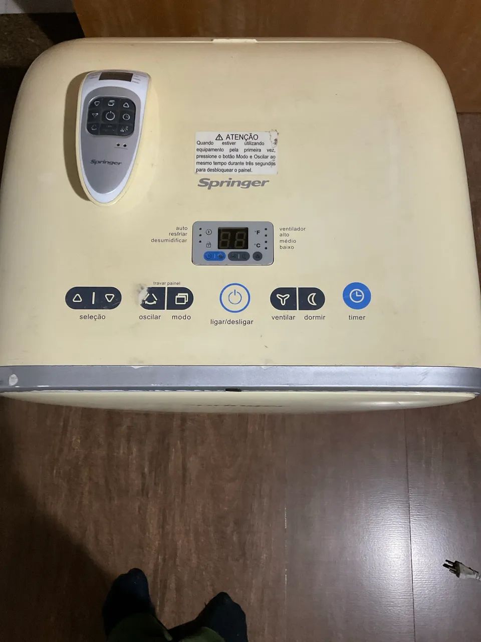 Ar condicionado portátil Springer de 12.000BTUs,usado - Foto 3