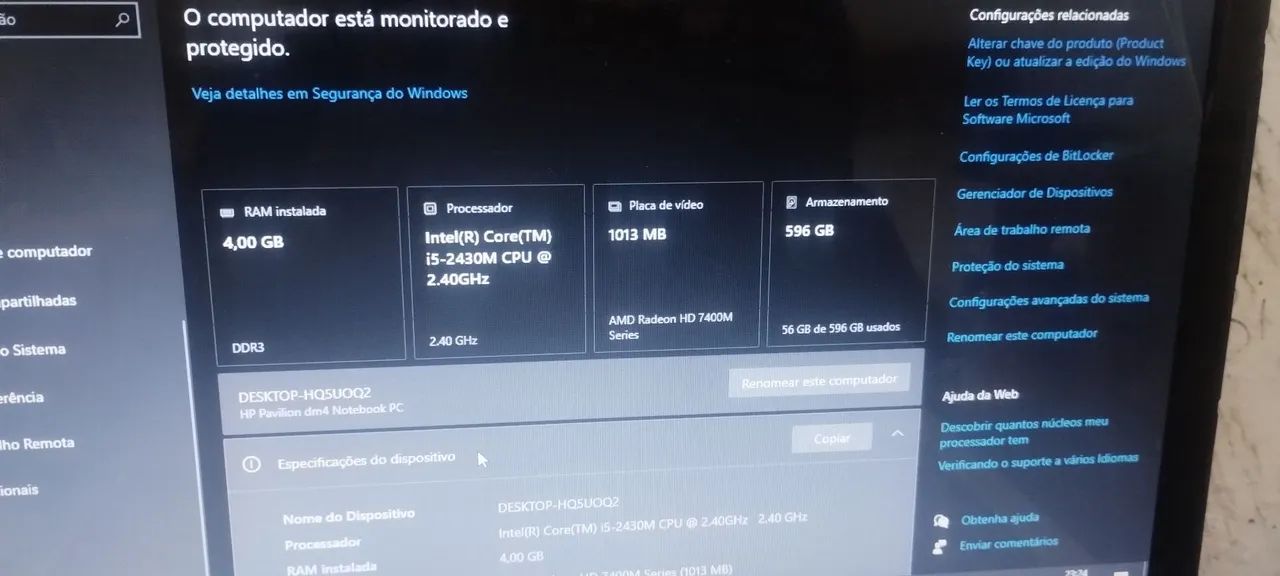 Notebook HP /i-5 Intel  - Foto 4