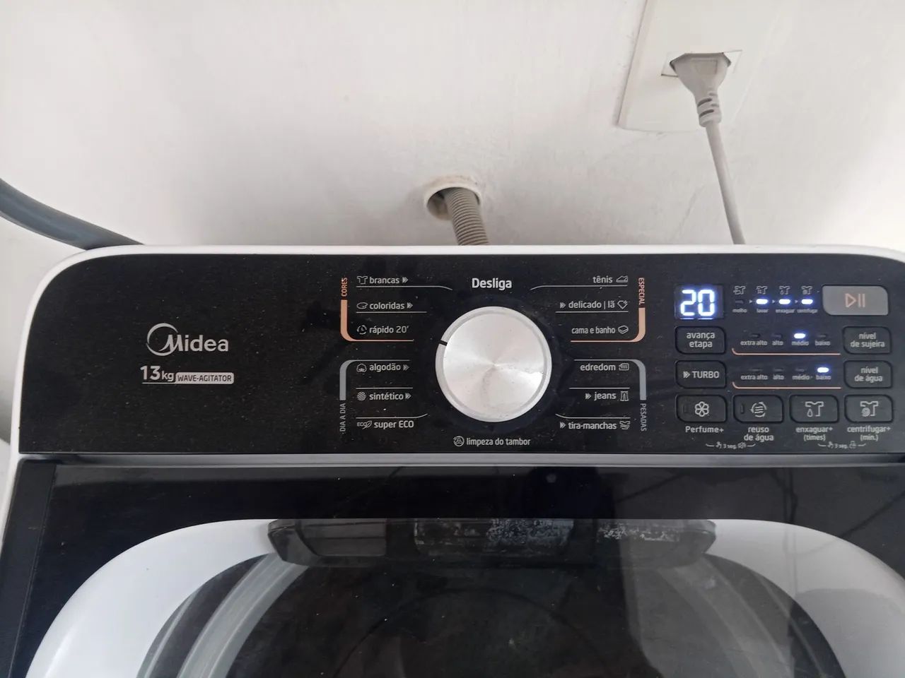Máquina de lavar Midea estado excelente 13 kg - Foto 3