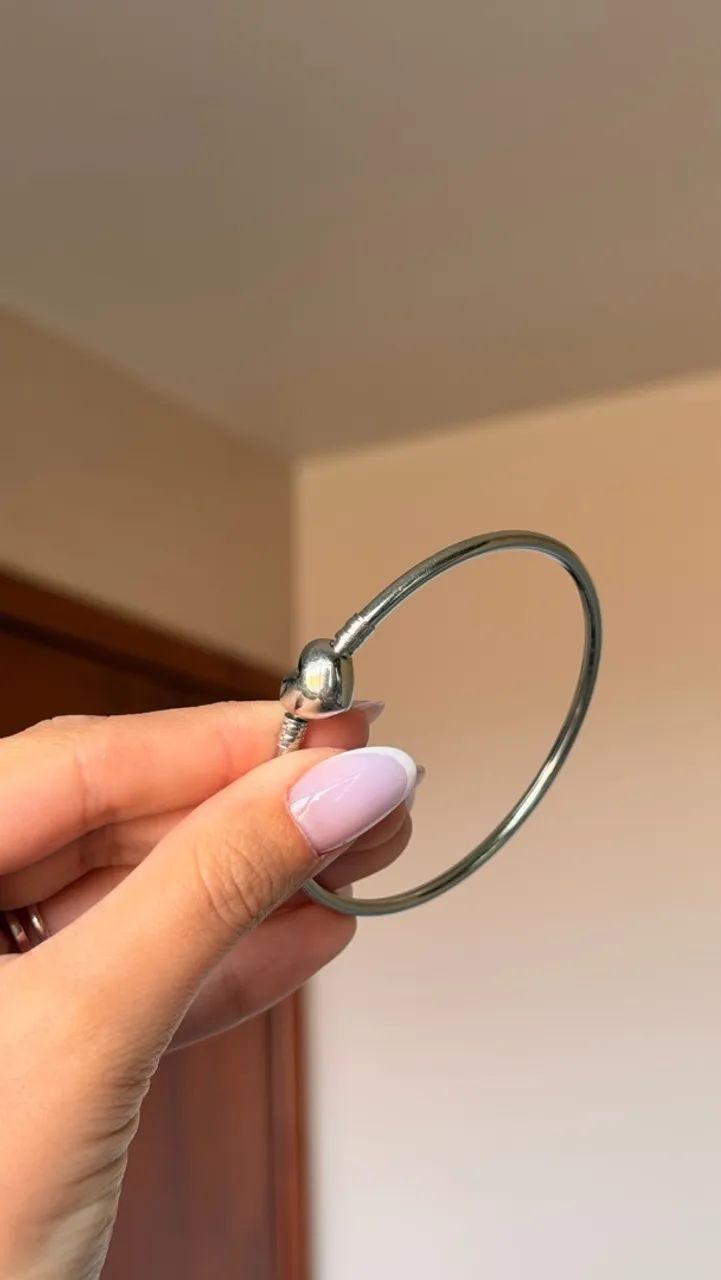 Pulseira bracelete prata 925 - Foto 2