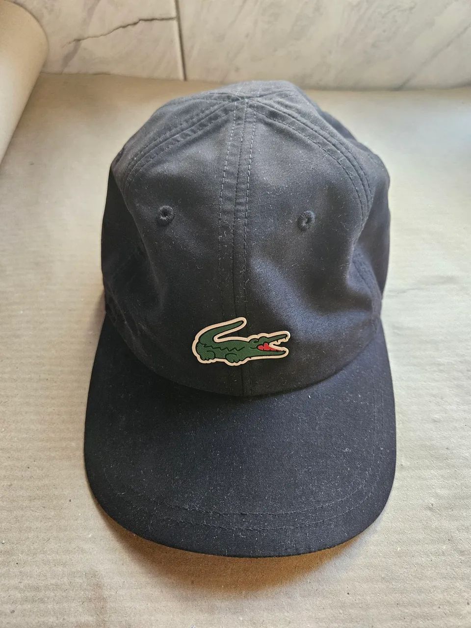 Boné Lacoste Preto Casual Esporte - Foto 5