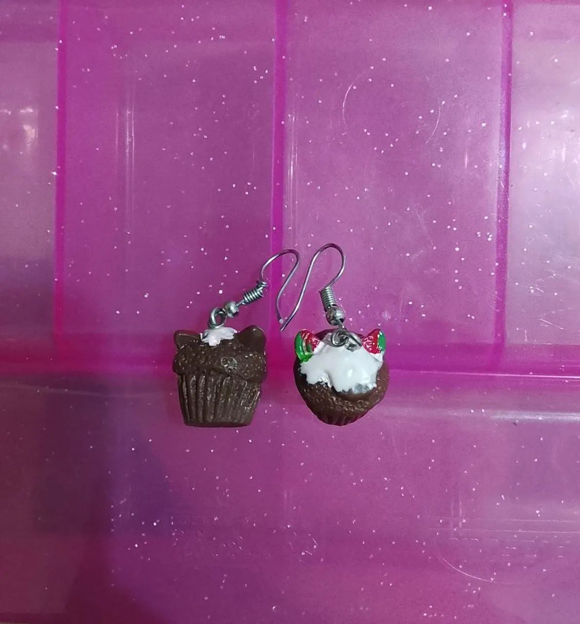 Brincos Cupcake 