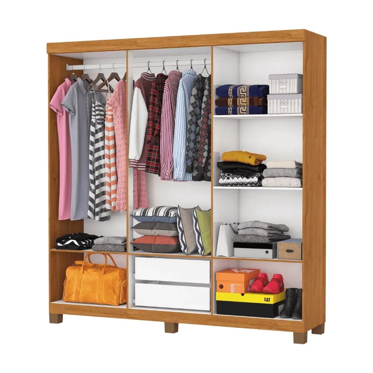 GUARDA-ROUPA COM ESPELHO - Foto 2