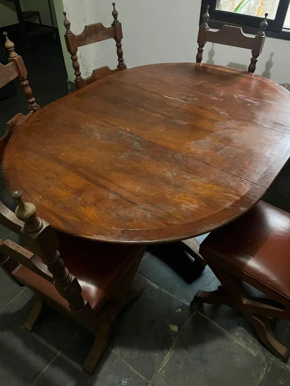 Mesa com 6 cadeiras raridade - Foto 4