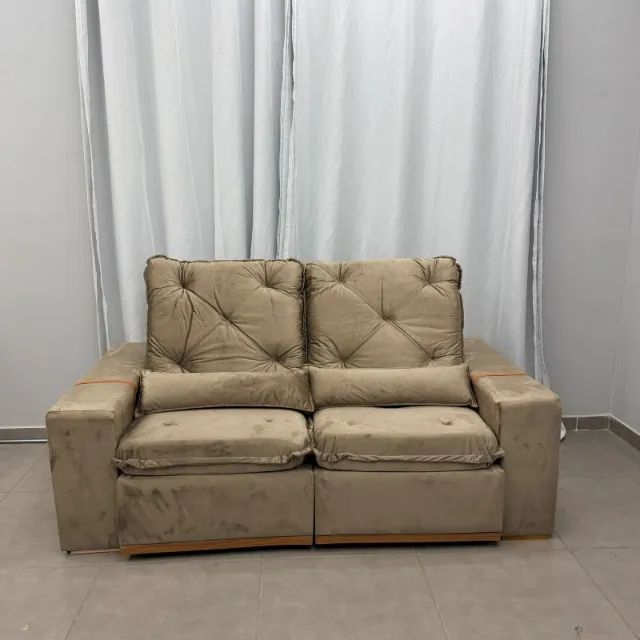 Sofá Retrátil e Reclinável Rio 2,00m - Entrega Rápida  - Foto 2