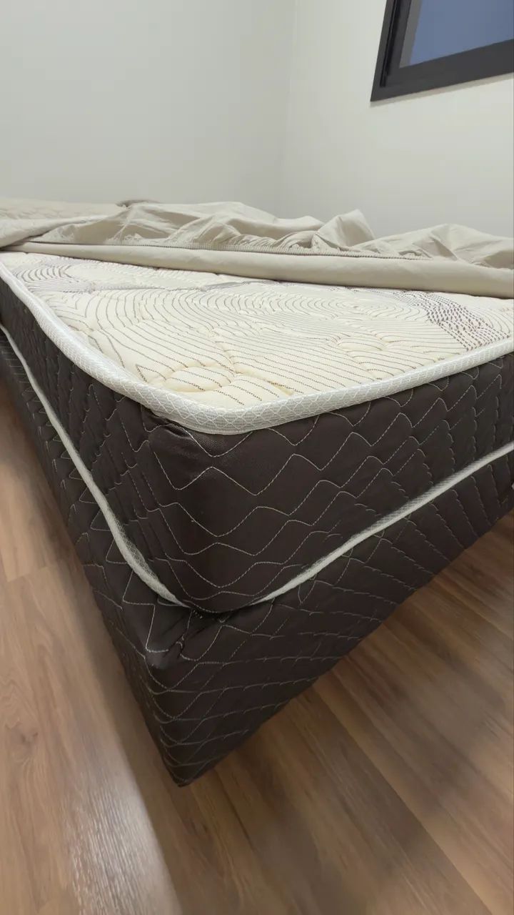 Cama box casal (box+colchão) - Foto 2