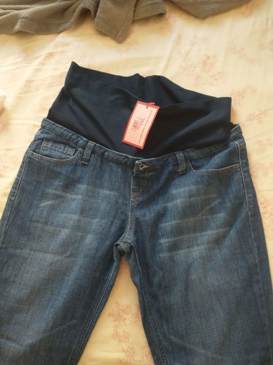Calça jeans pra gestante 