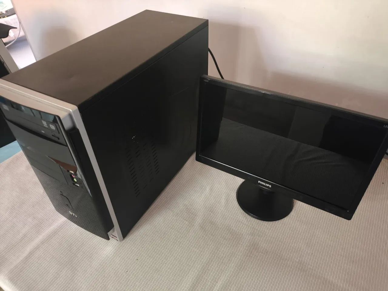 Computador 4GB + Monitor 14' polegadas - Foto 4