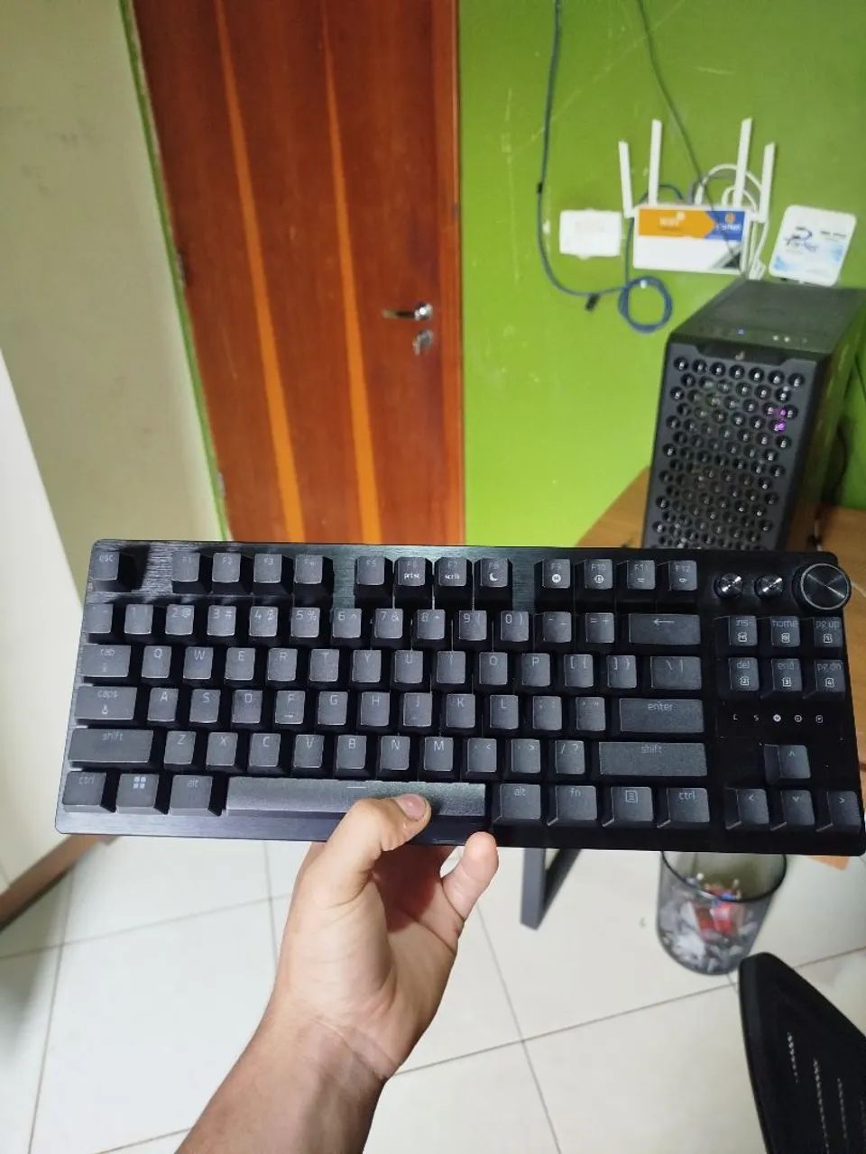 Teclado razer hunstman v3 pro preto  - Foto 2