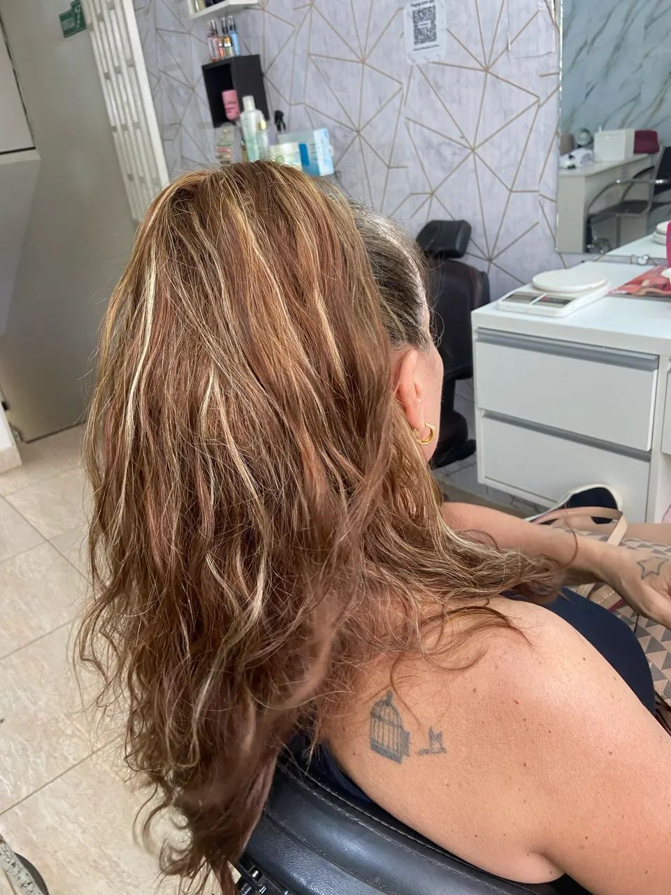 Tecelagem de cabelo é mega Hair, topos - Foto 2
