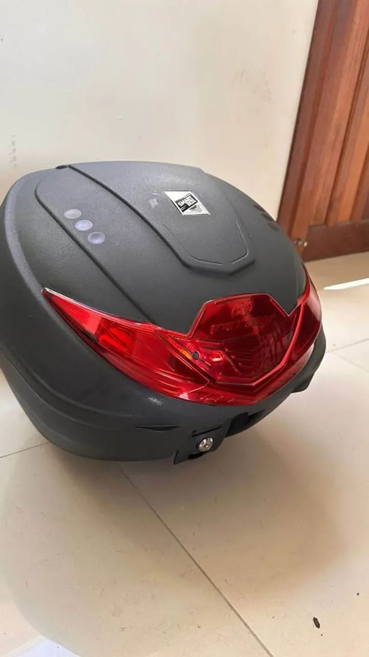 Suporte Para Bau Nmax completo  com baú Baú Protork 35l  serve Nmax 160 2021 2022 2023 202 - Foto 2