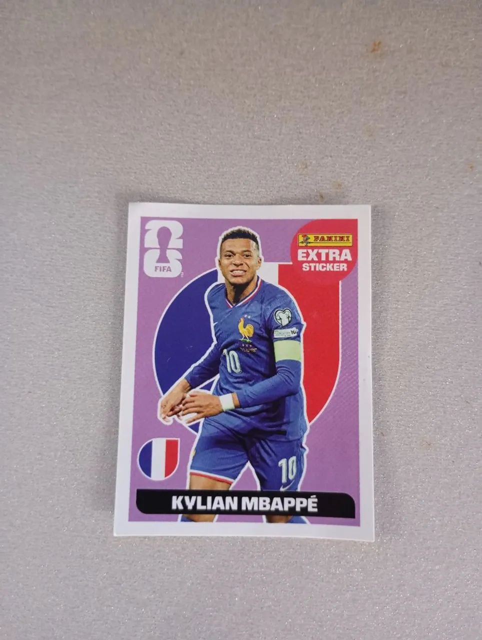 Figurinha extra legend do Kylian Mbappe