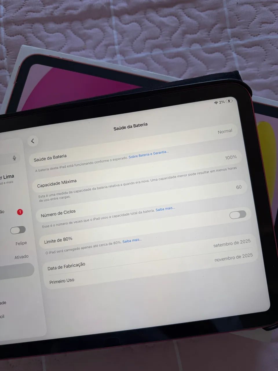 iPad 11 pink com garantia  - Foto 4