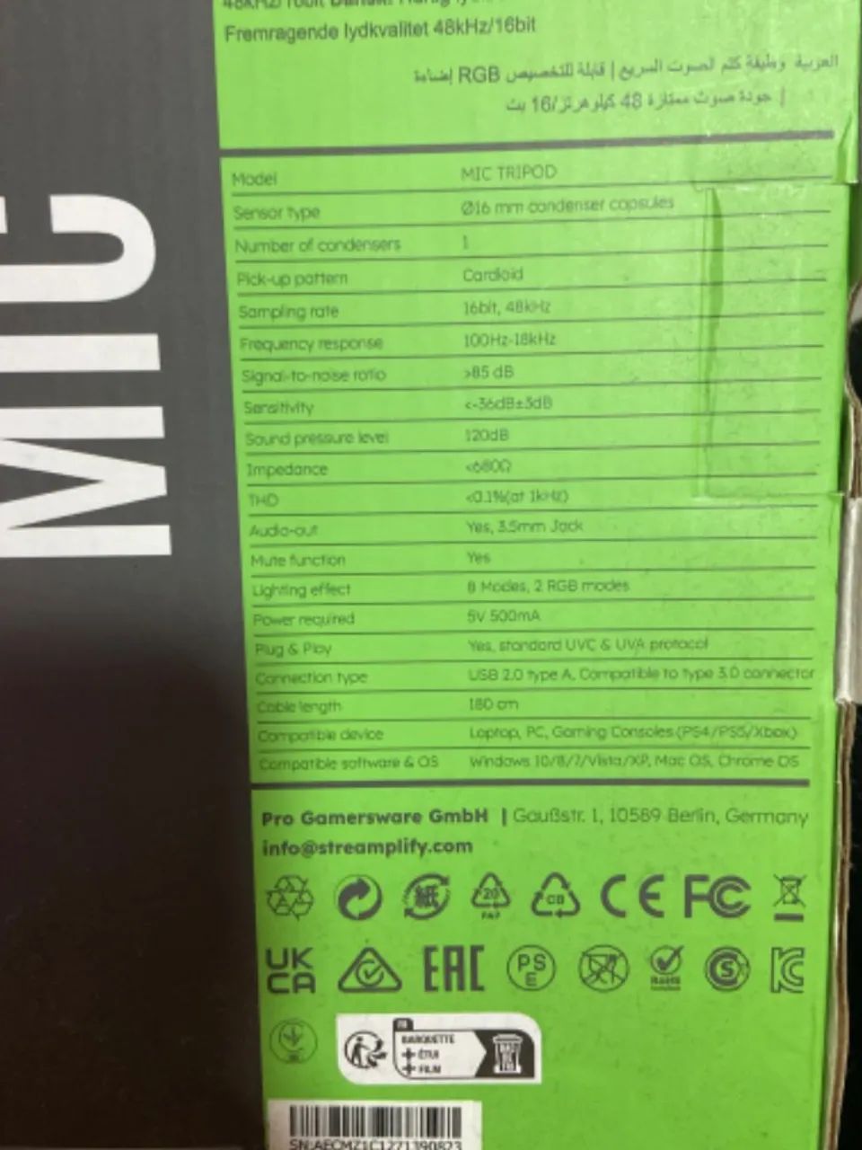 Microfone streamplify para PC GAMER - Foto 2