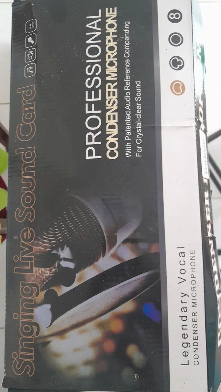 Kit Interface Mesa V8 + Microfone Bm800 Com Braço Articulado - Foto 2
