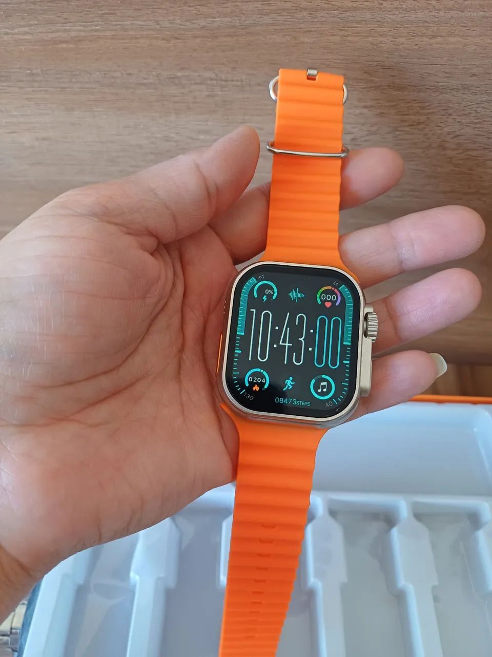 Smartwatch ultra com 7 pulseiras  - Foto 4