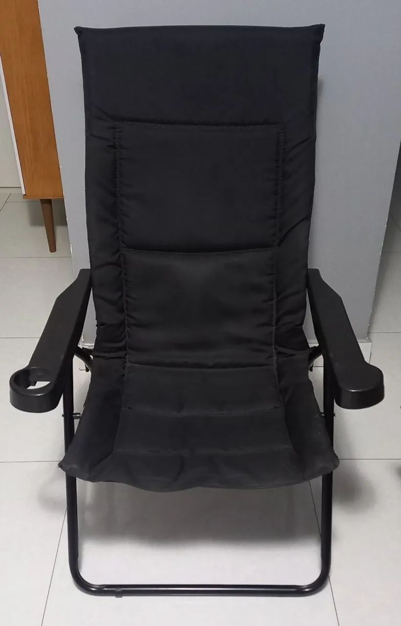 Cadeira Estofada Dobrável.