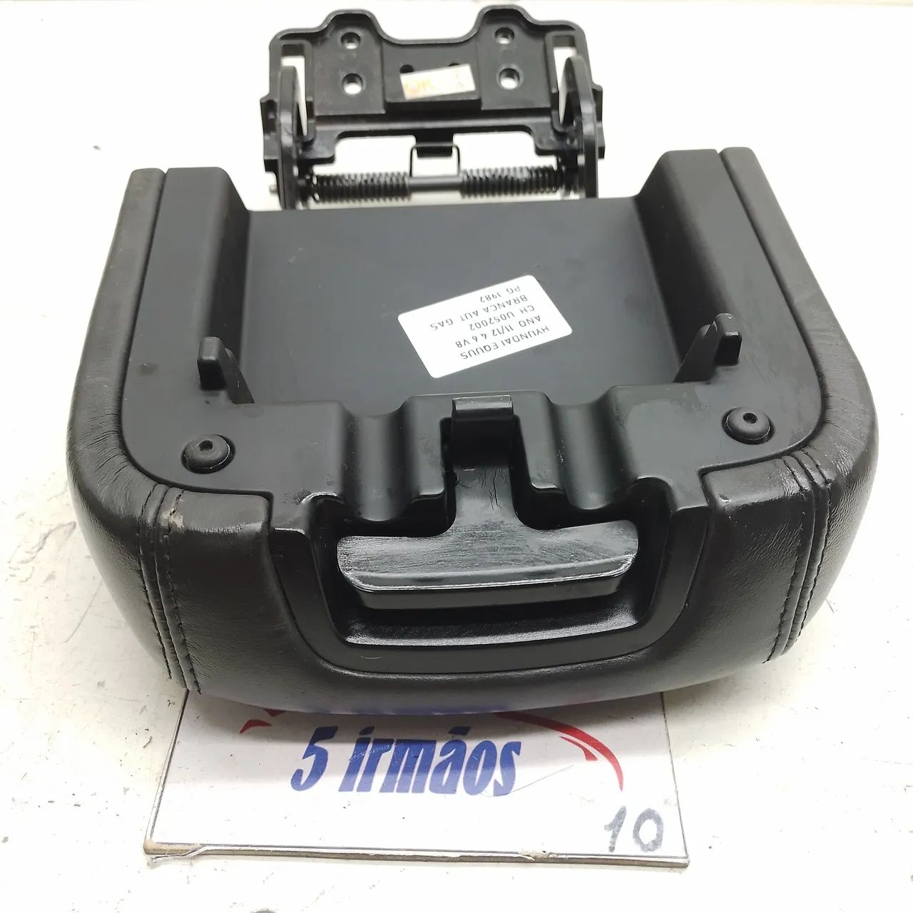 Apoio Braço Console Central Hyundai Equus 4.6 V8 2011 / 2012 Preto - Foto 4