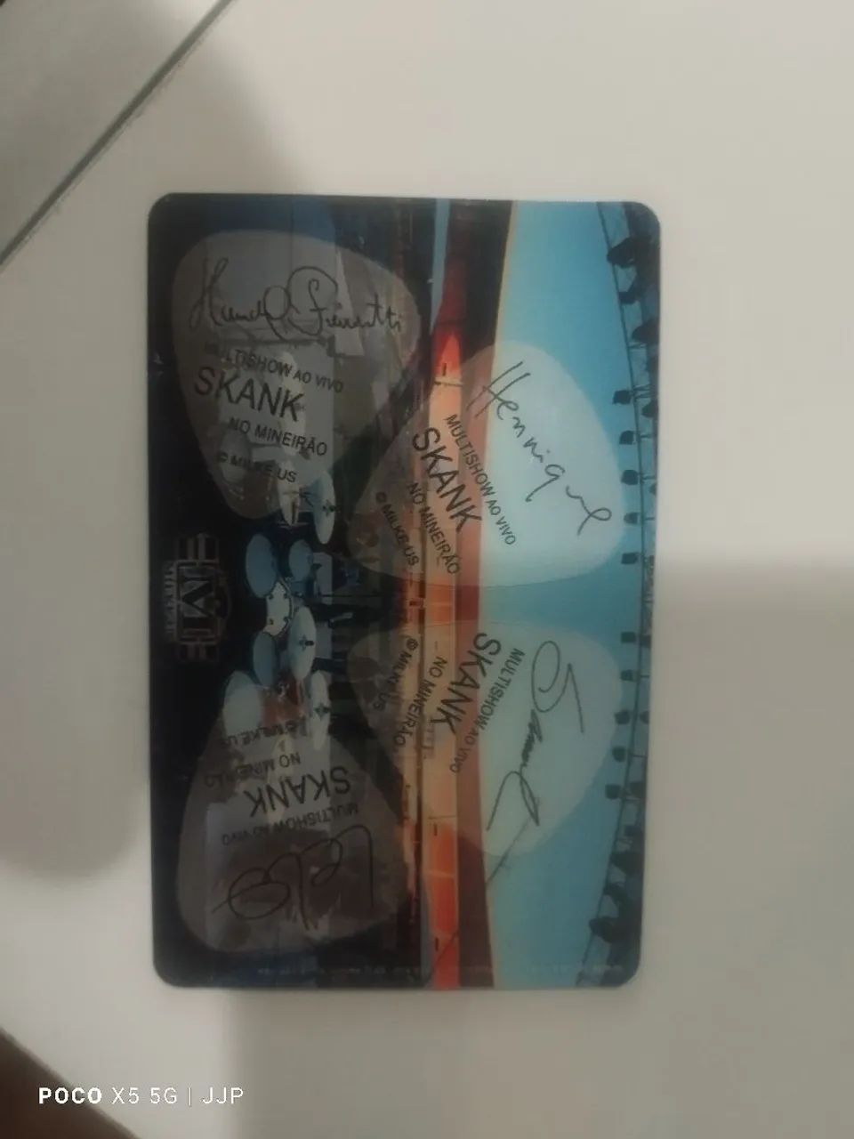 Jogo de palhetas autografadas do skank - Foto 2