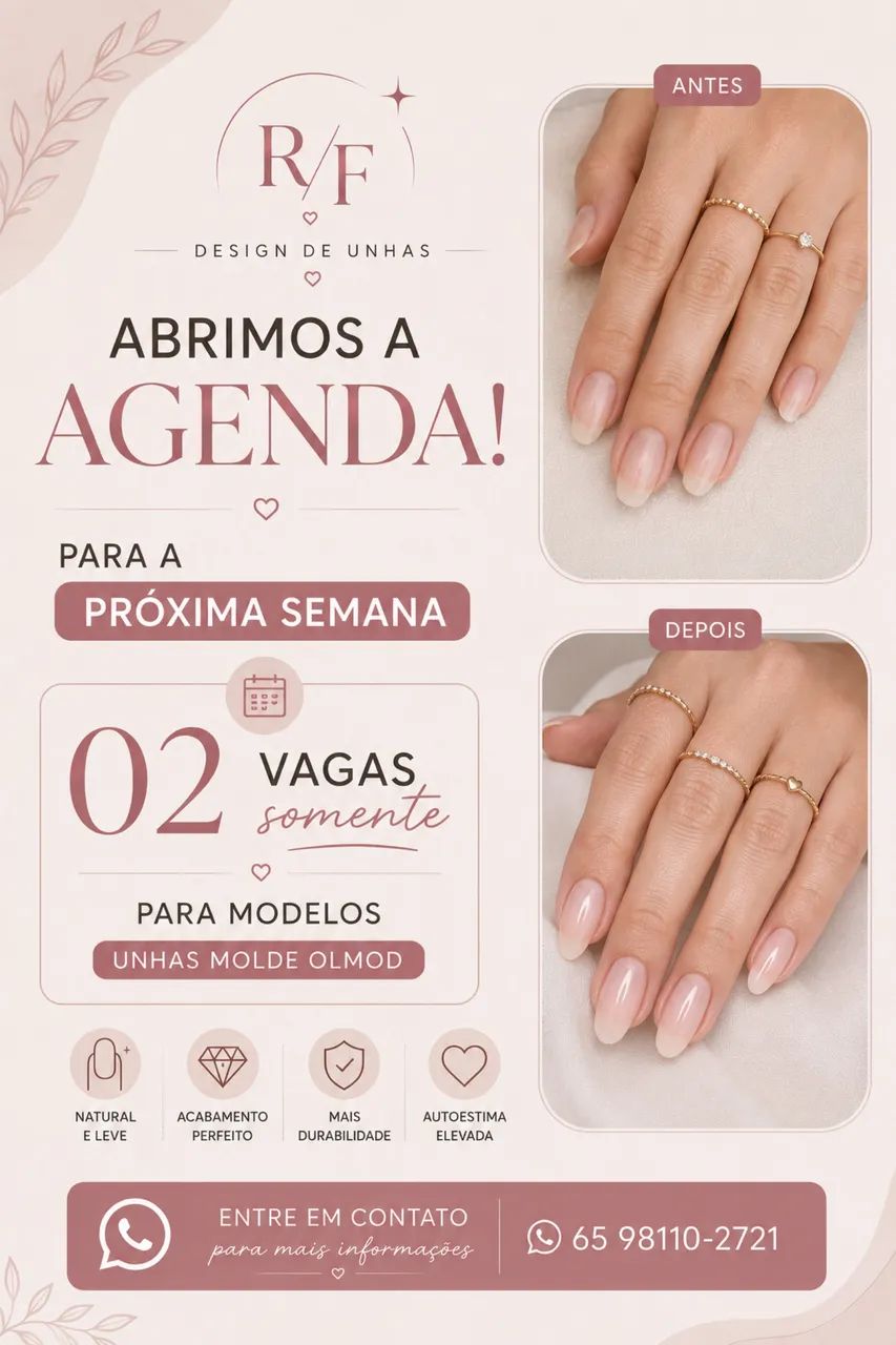 Unhas Molde F1