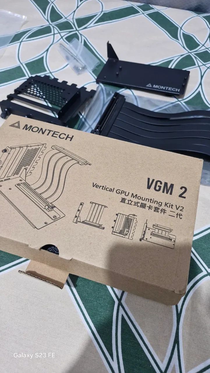 Kit De Suporte Para GPU Vertical Montech, PCle 4.0