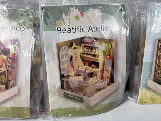 Kits de Montar Mini Cenários em Miniatura - 8 Modelos - Foto 3