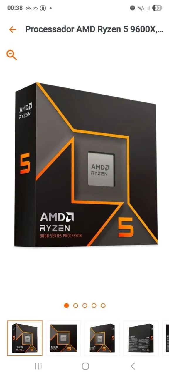 Processador am5 ryzen 5 9600x - Foto 2