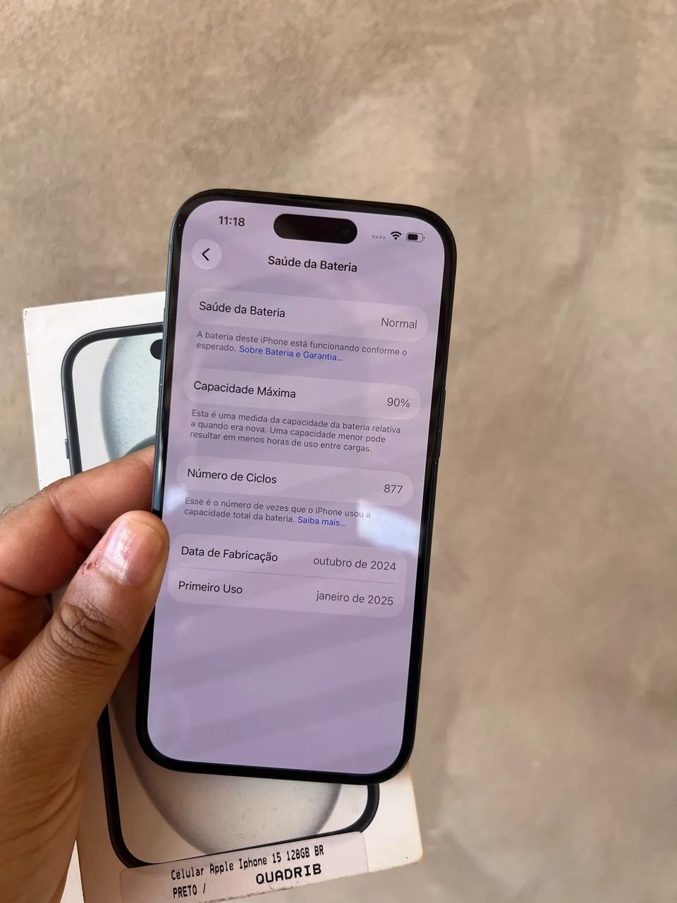 IPHONE 15 DE 128GB, BATERIA 90% TODO ORIGINAL  - Foto 5