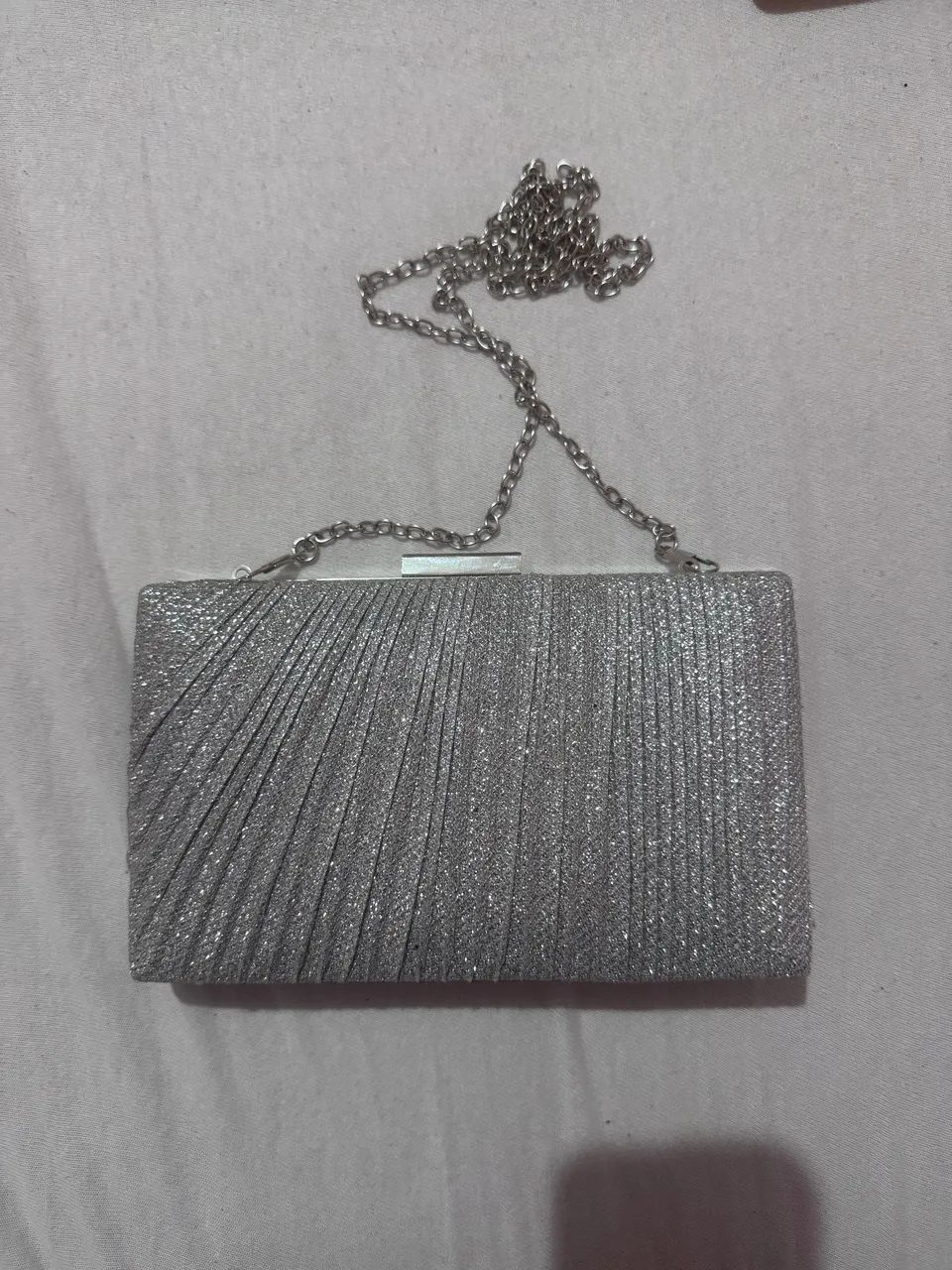 Bolsa Chutch Prata