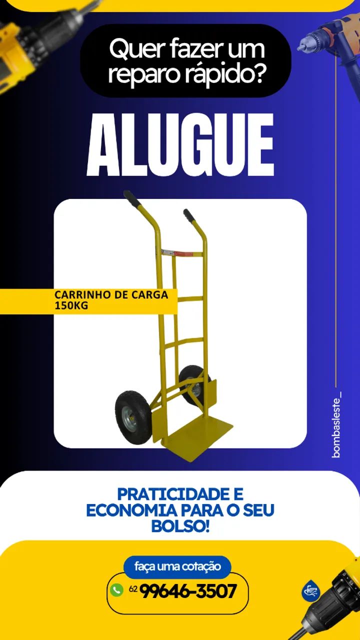 CARRINHO DE CARGA 150KG