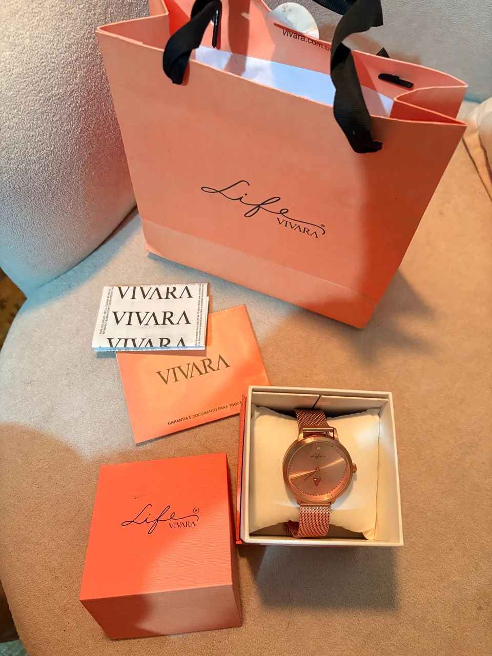 Relógio vivara rose gold - Foto 4