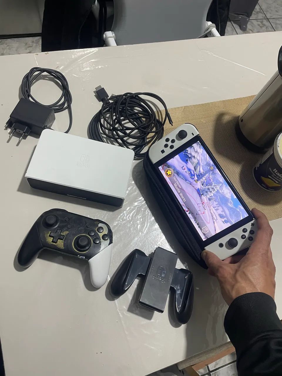 Nintendo Switch Oled zerado - Foto 4