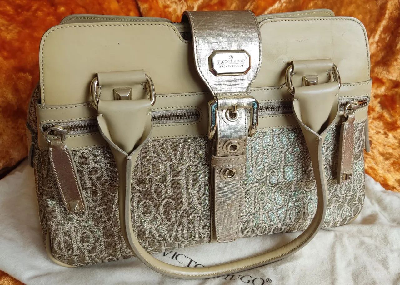 Bolsa Original Victor Hugo Tommy Dourada 