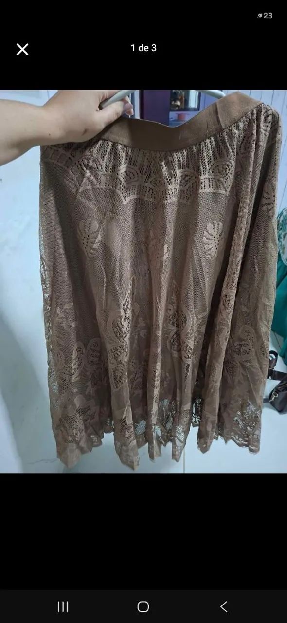 Vendo saia nova veste ate um 48 - Foto 2