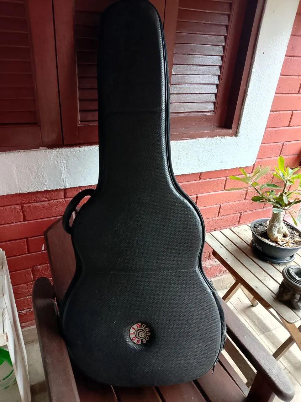 Vendo Violão Eagle eletroacústico com semi case - Foto 5
