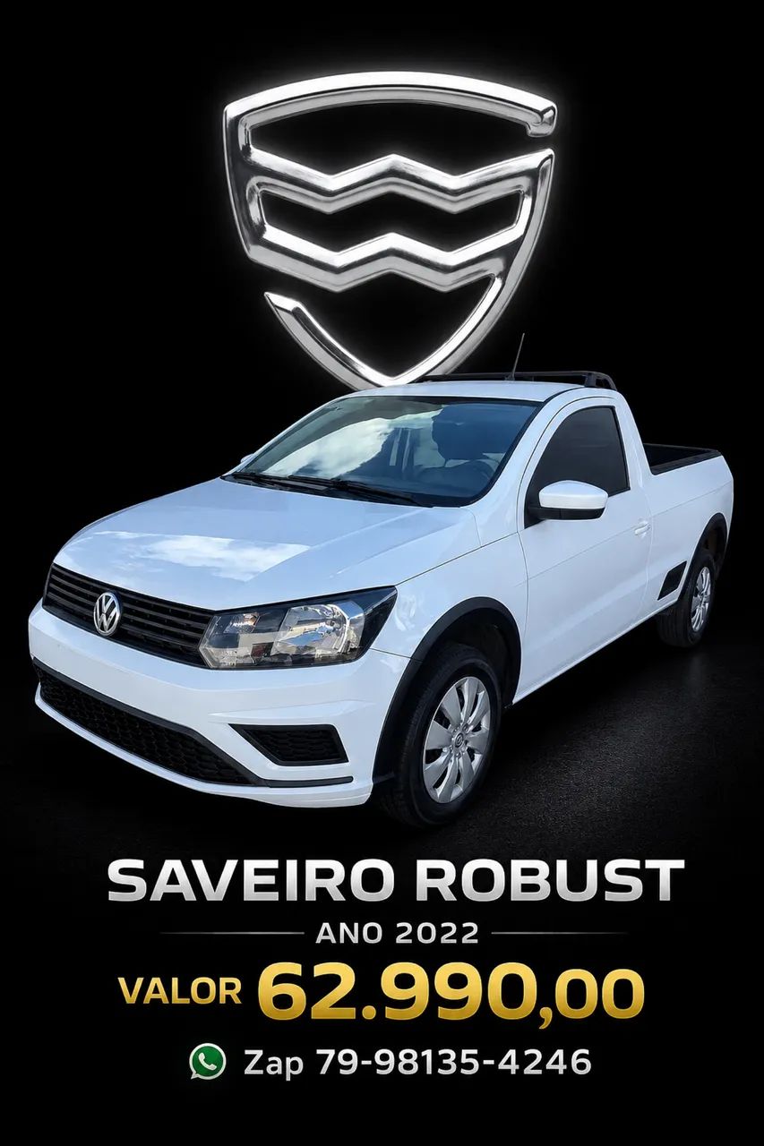 Volkswagen Saveiro Robust 1.6 Total Flex 8V 2022