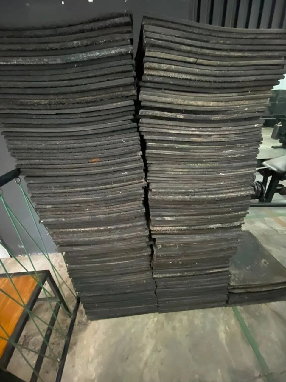 Piso de Borracha para Academia - 100m² - Foto 3