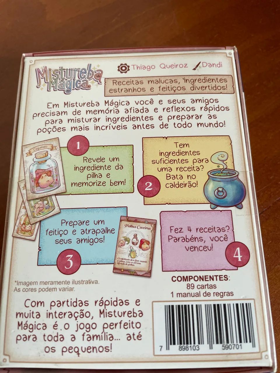Jogo de Cartas - Mistureba Mágica - DEVIR - Foto 2