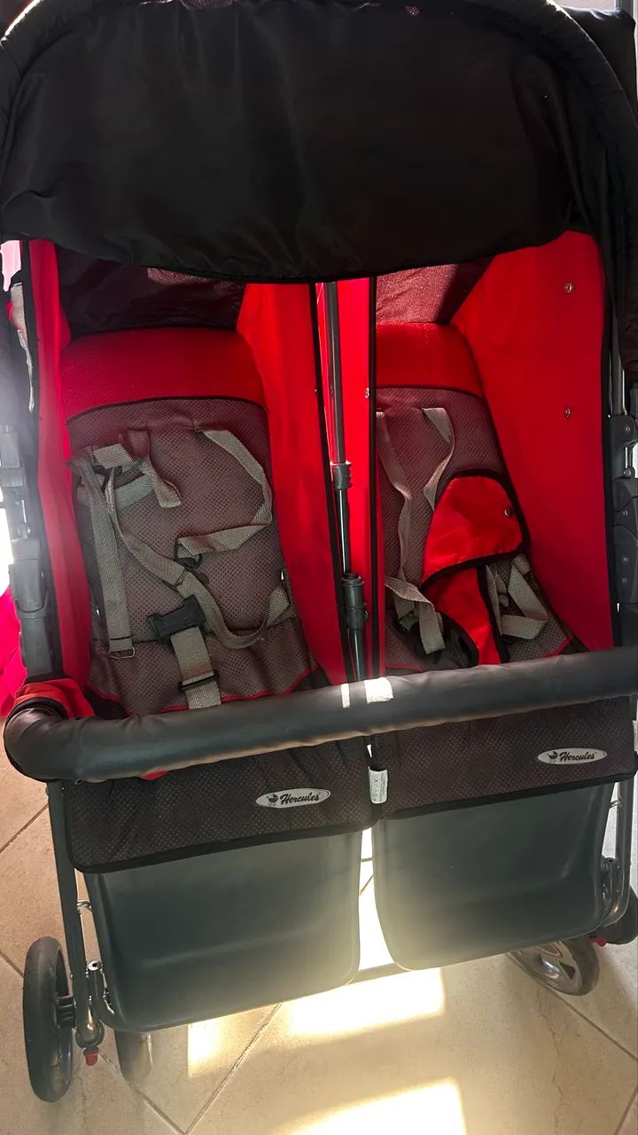 Carrinho de bebê gêmeos  - Foto 3