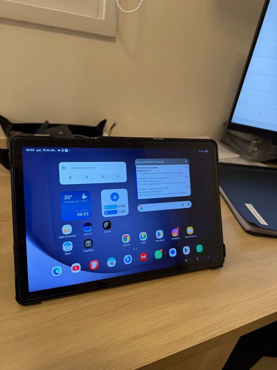 Galaxy tab A9+. Pouco uso, com caixa e acessórios.  - Foto 2