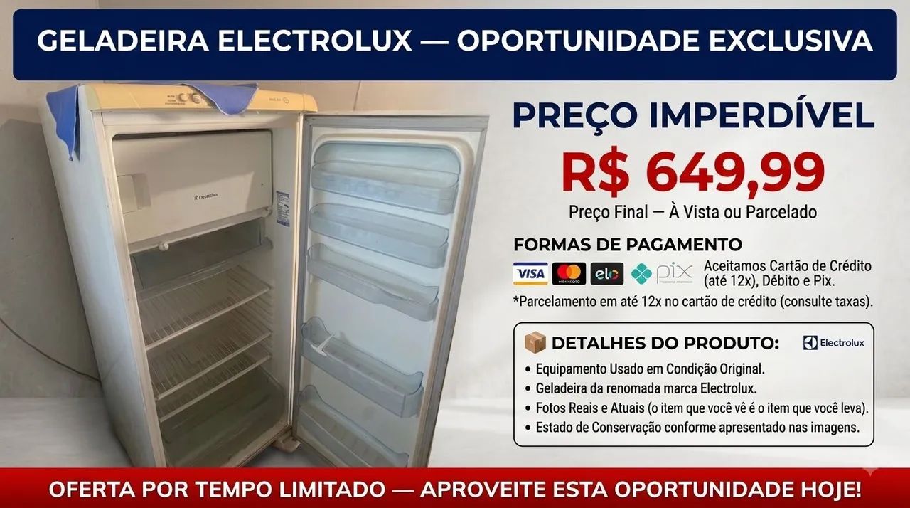 Geladeira Electrolux 
