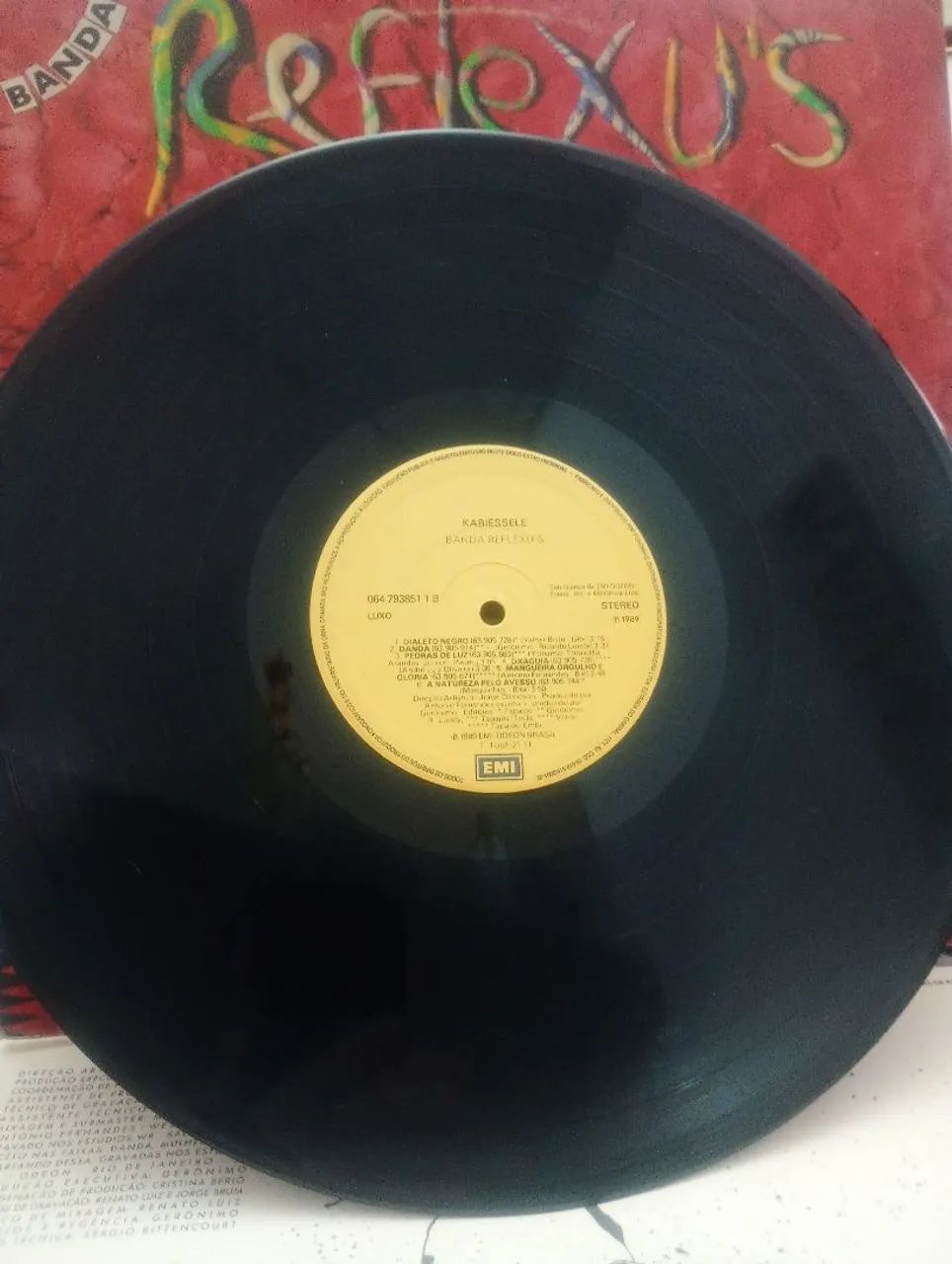 LP BANDA REDLEXUS " KABIÊSSELE" 1989 - Foto 4