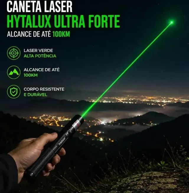 Caneta Laser Pointer Verde  - Foto 3