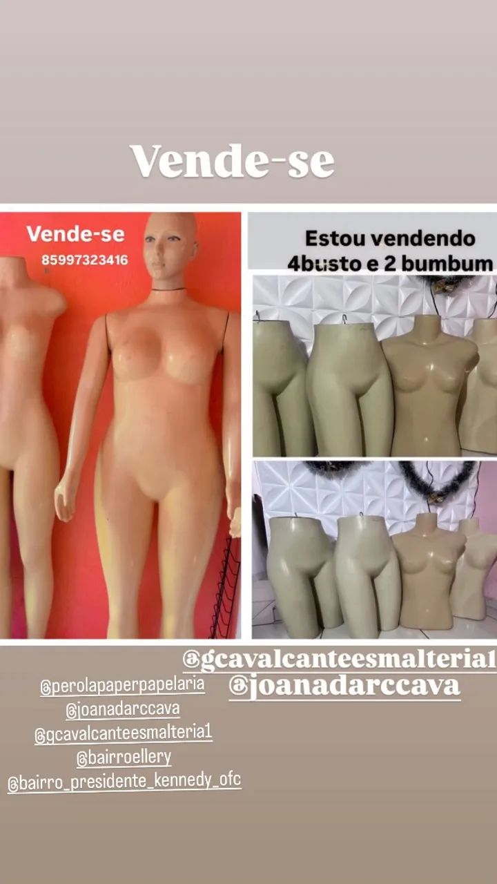 Vendo manequim 
