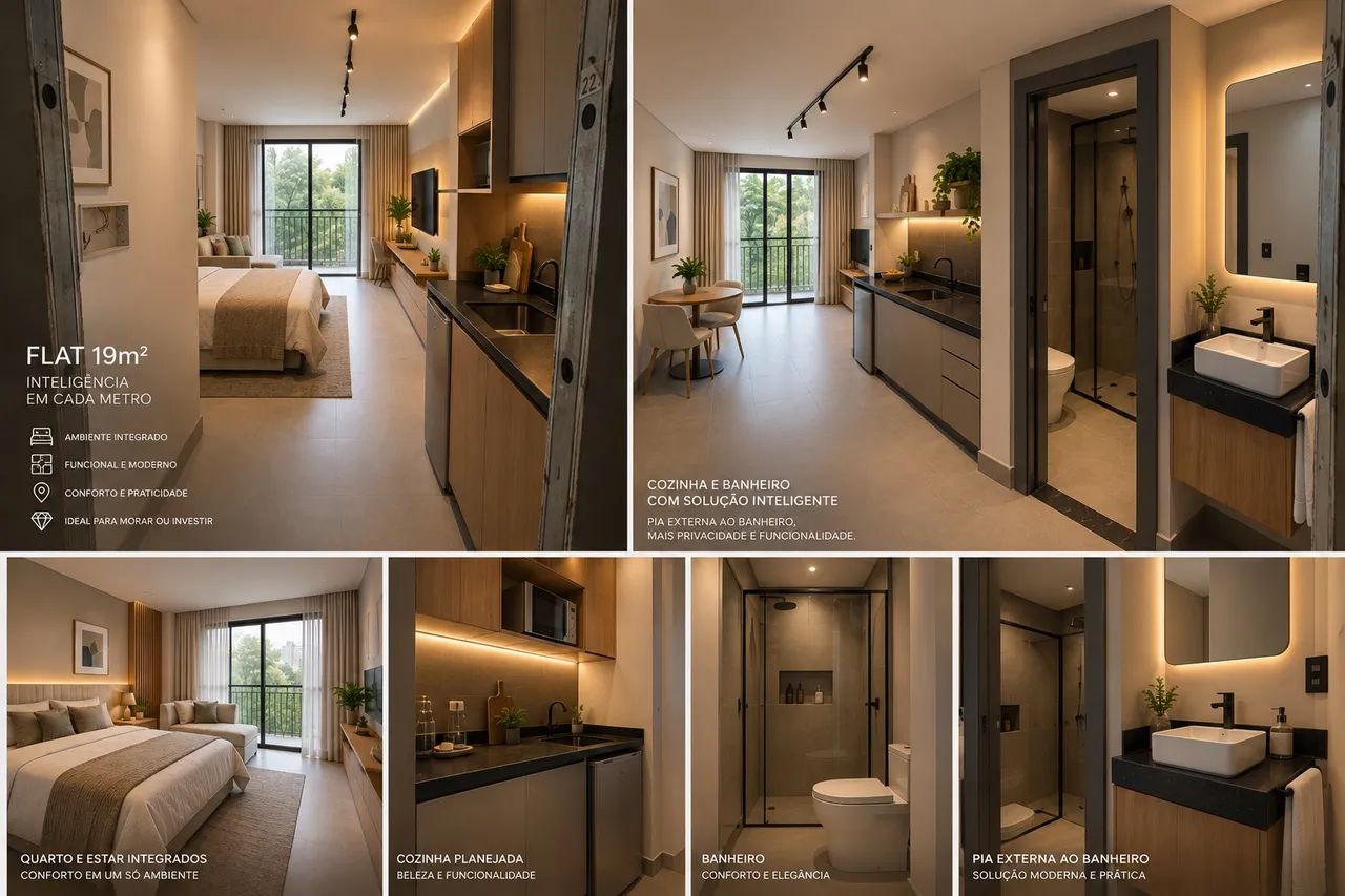 REPASSE GET FOR YOU | 19m² | R$ 100 MIL ABAIXO DA TABELA - Foto 2