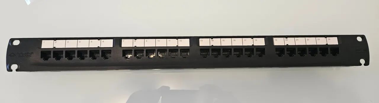 Patch Panel Furukawa Cat5e 24 Portas Modular 35030005
