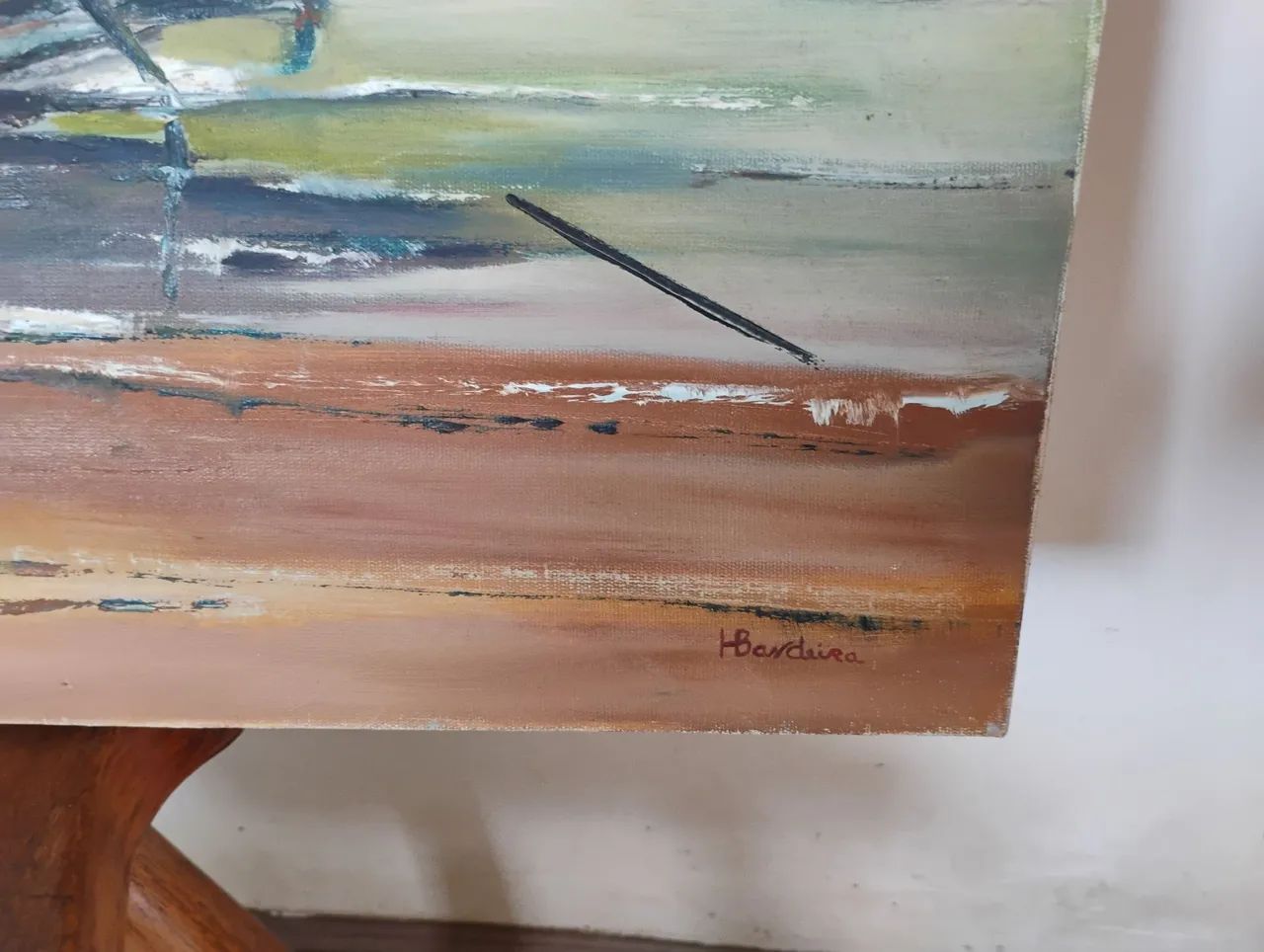 Quadro pintura decorativa antiga - Foto 2