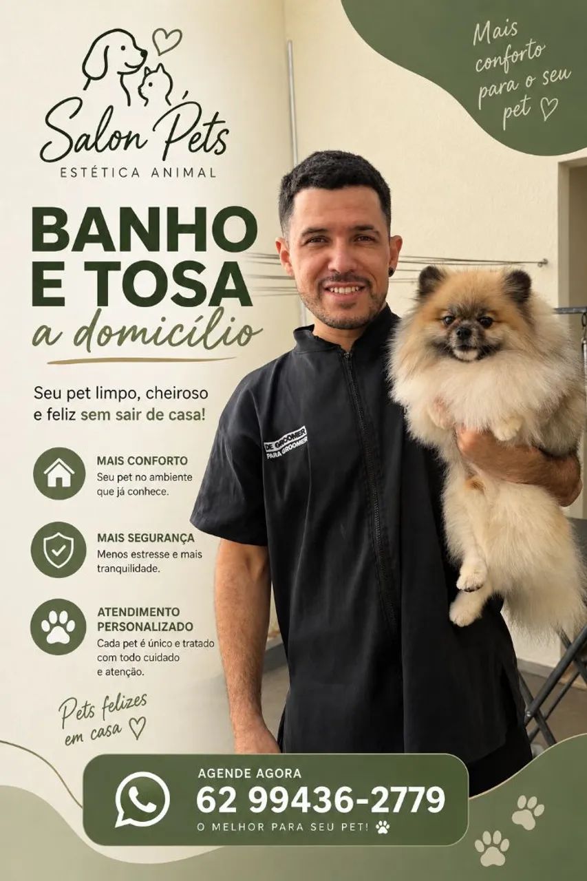 Banho e Tosa A Domicílio  