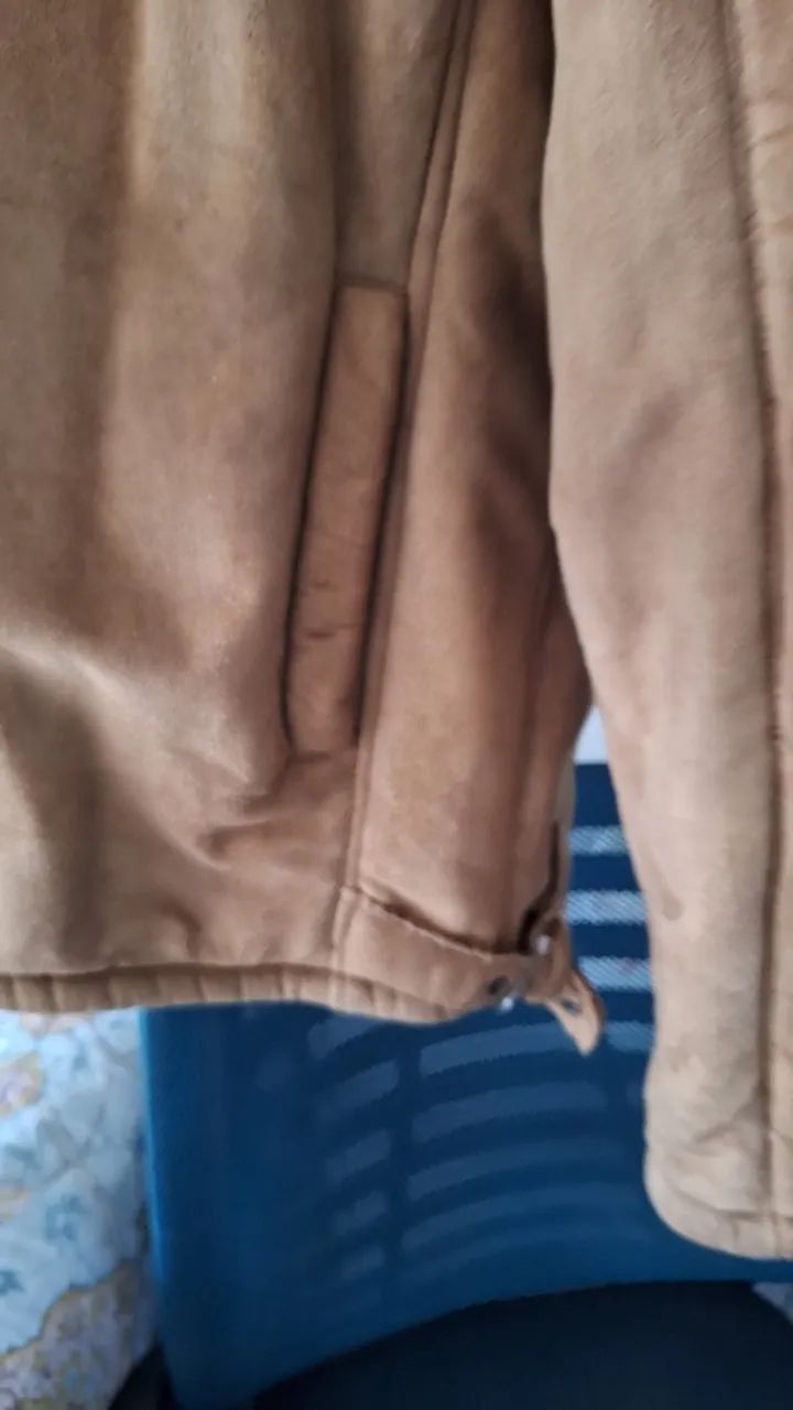Casaco grosso marrom - Masculino - G - Foto 4